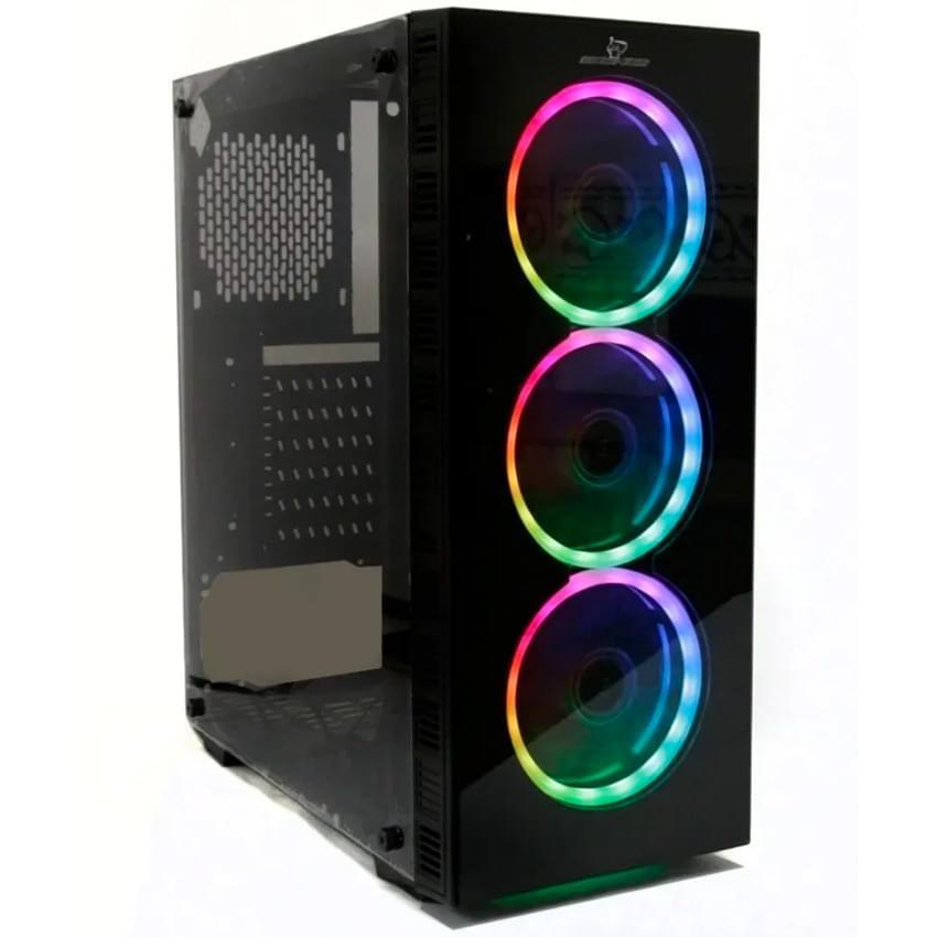 Gabinete Essenses Bze 30 Rgb 3 Fan Atx Mid Tower